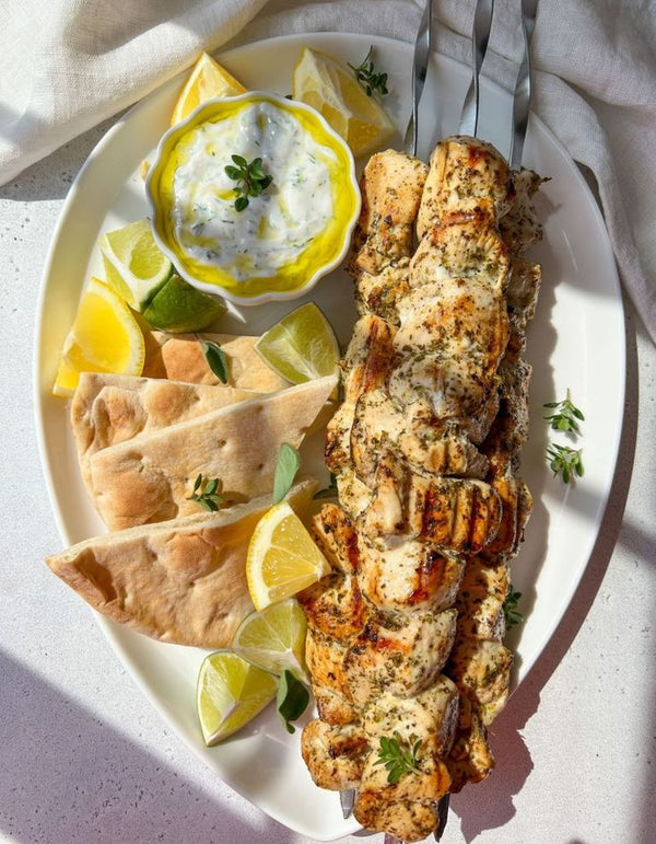 Lemon & Oregano Chicken Souvlaki