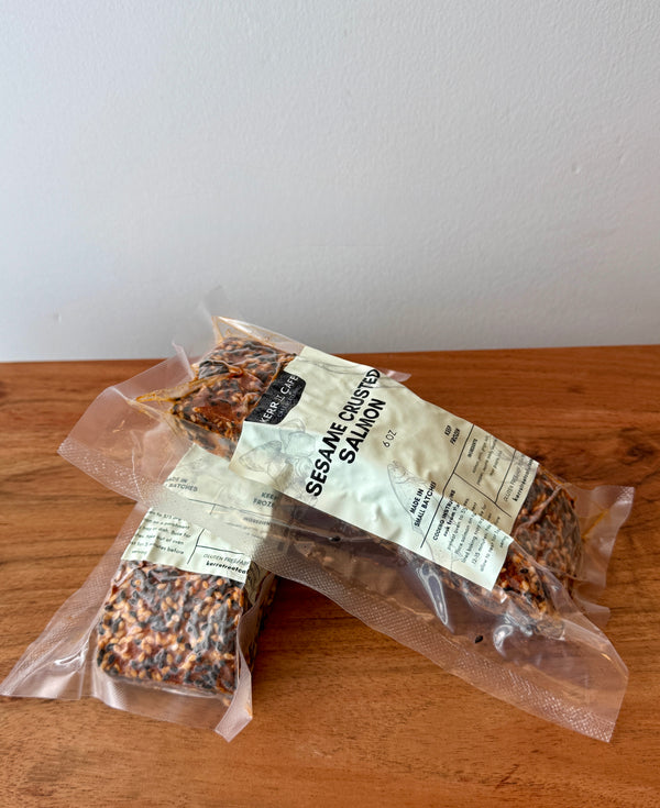 Organic Wild Sesame Crusted Salmon