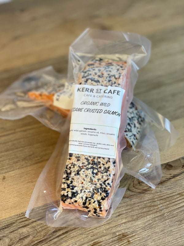 Organic Wild Sesame Crusted Salmon